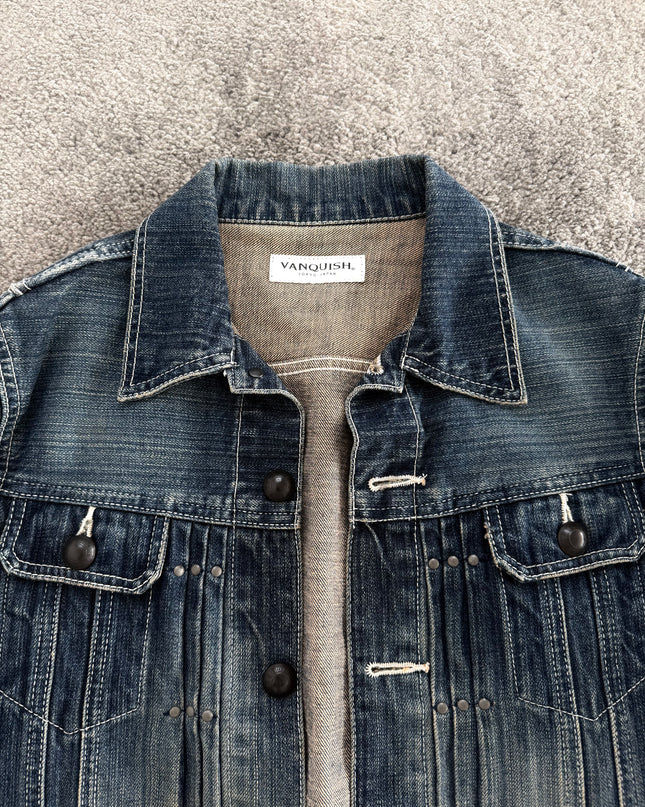 VANQUISH "GHOST RIDER" DENIM JACKET (S-M)