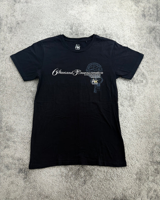RUSS K "SCRIPT LOGO" TEE (M)