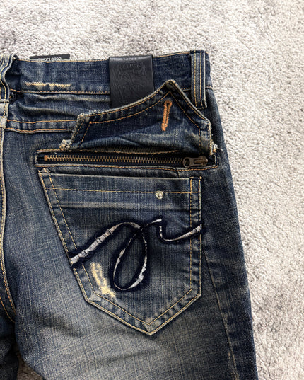 RED PEPPER "UTILITY ZIP" DENIM (M-L)