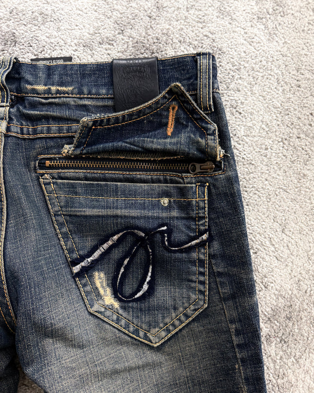 RED PEPPER "UTILITY ZIP" DENIM (M-L)