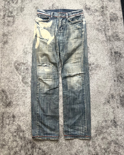 TAKEO KIKUCHI "BLEACHED MEMORY" DENIM
