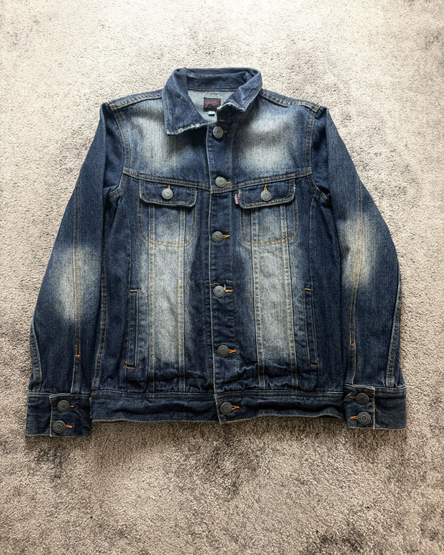 JACKROSE "INDIGO SHADOW" DENIM JACKET (S-M)