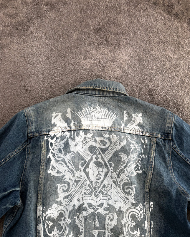 THREE STONES "DUST FADE" DENIM JACKET (S-M)