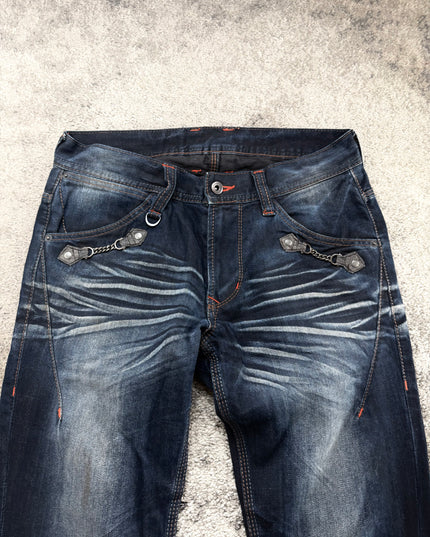 NICOLE CLUB "WHISKER CHAIN" DENIM (S-M)