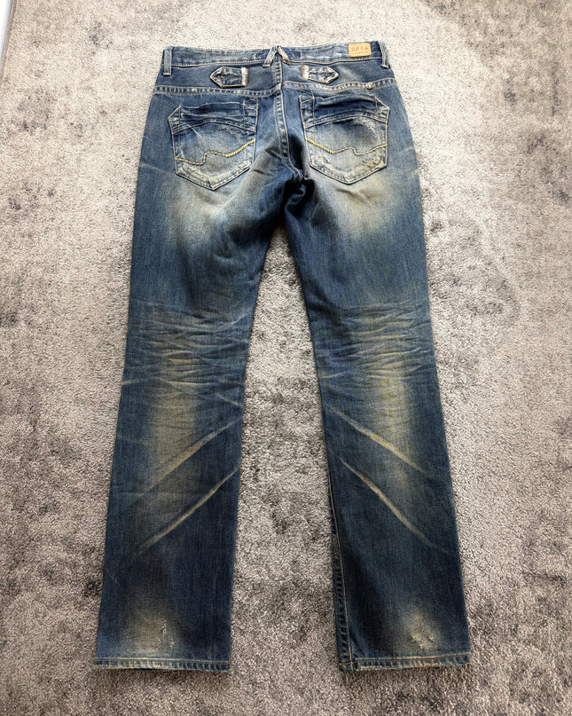 DPSR "SUNFADE DISTRESSED" DENIM (M)