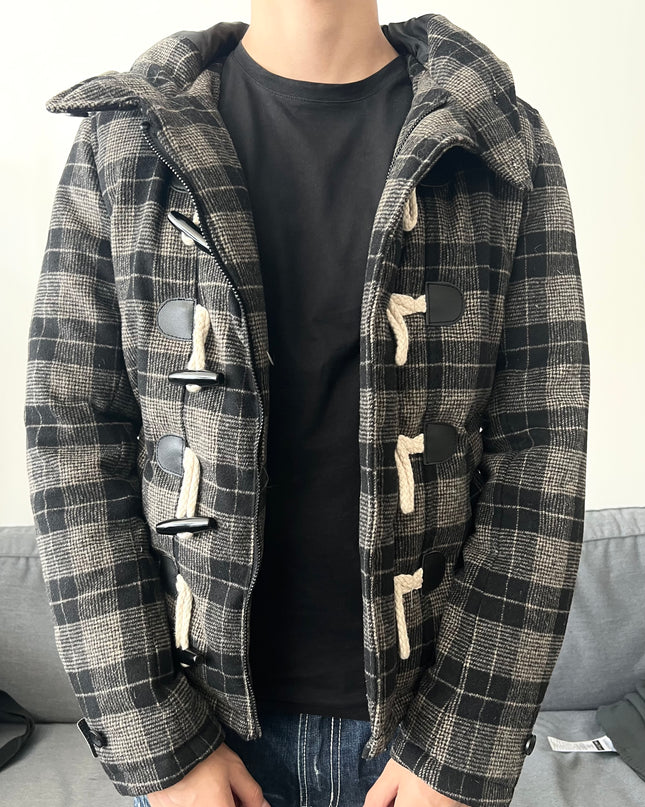 TETE HOMME "SHADOWS IN PLAID" PUFFER