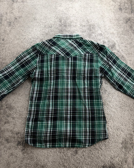 RUSS K "EMERALD CHECK" FLANNEL (S-M)