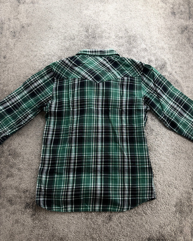 RUSS K "EMERALD CHECK" FLANNEL (S-M)