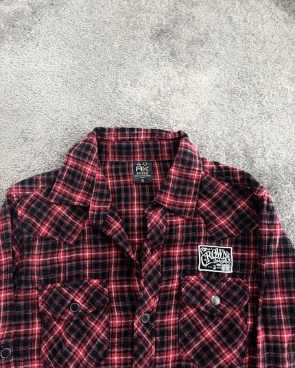 RUSS K "CRIMSON RIOT" FLANNEL (M)