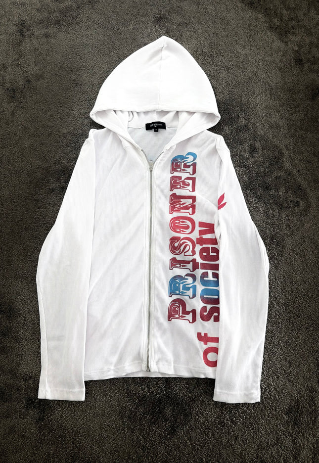 INTHEATTIC "WRONG ENGLISH" ZIP HOODIE (S)