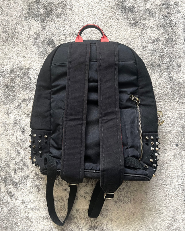 DIAVEL STUDDED GOLD BLACK BACKPACK 