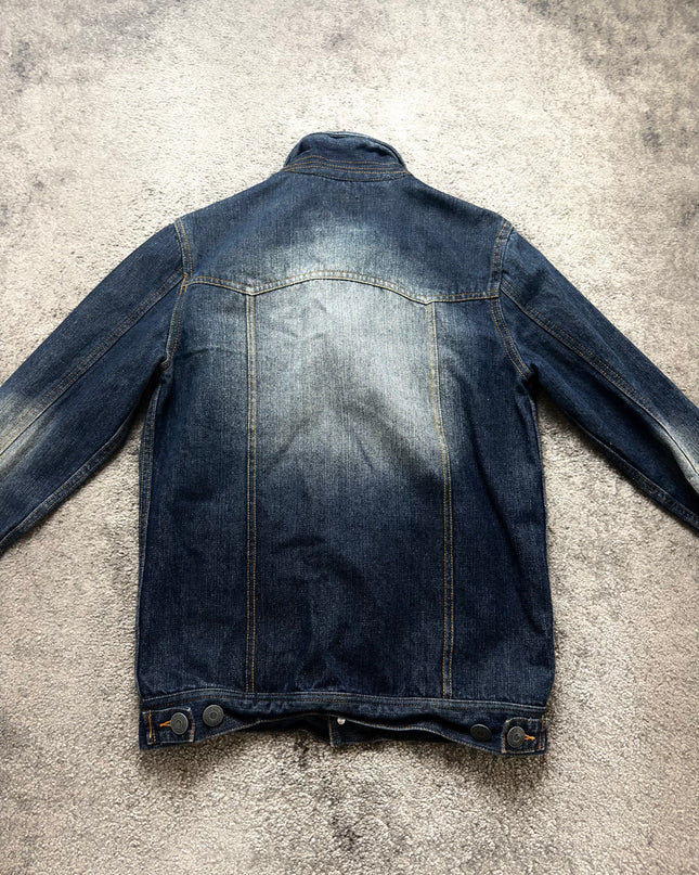 JACKROSE "MIDNIGHT FADE" DENIM JACKET (S)