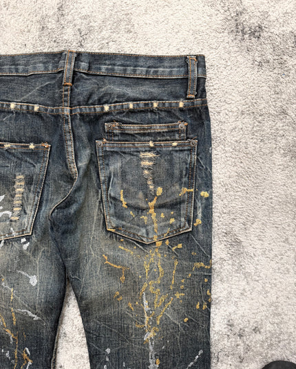 K.U.I "CHAOS PAINT" DENIM
