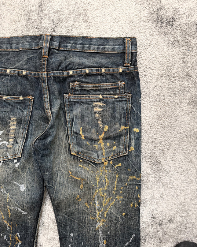 K.U.I "CHAOS PAINT" DENIM