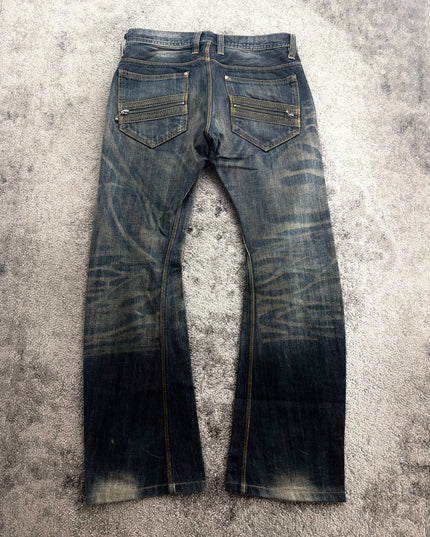 HIDEAWAYS "PHANTOM ZIP" DENIM (M)