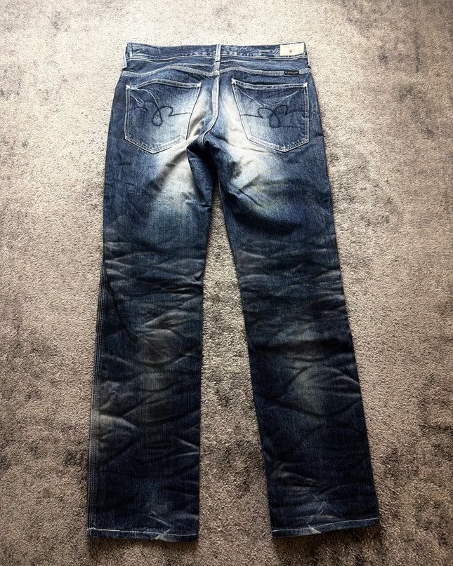 BLUE WAY "DARK FADE" DENIM