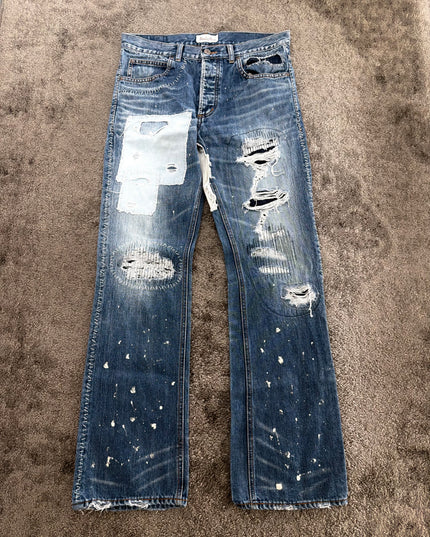 BONDS & PEACE "PATCHWORK DAMAGE" DENIM (S-M)