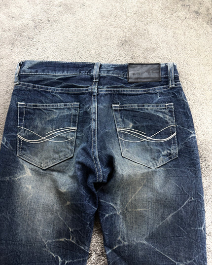 CAVARIA "WOUNDED INDIGO" DENIM (XS-S)