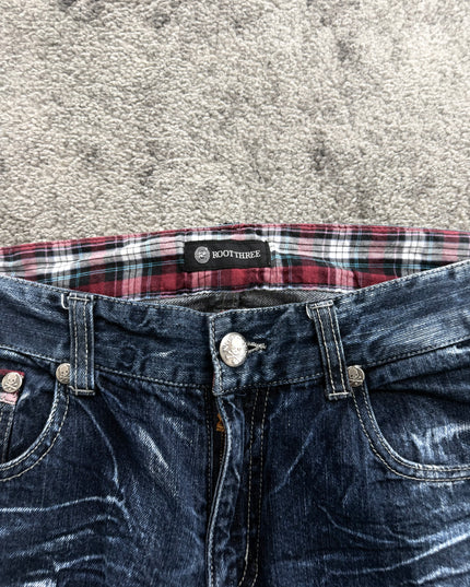 ROOT THREE "SCRIPT FADE" DENIM (S)