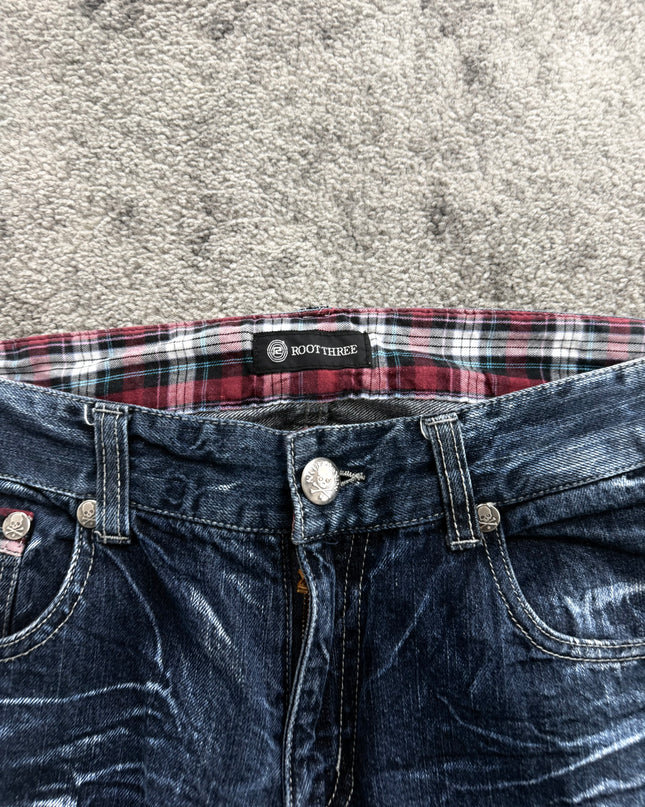 ROOT THREE "SCRIPT FADE" DENIM (S)