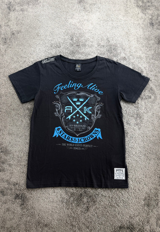 RUSS K "CREST LOGO" TEE (S)