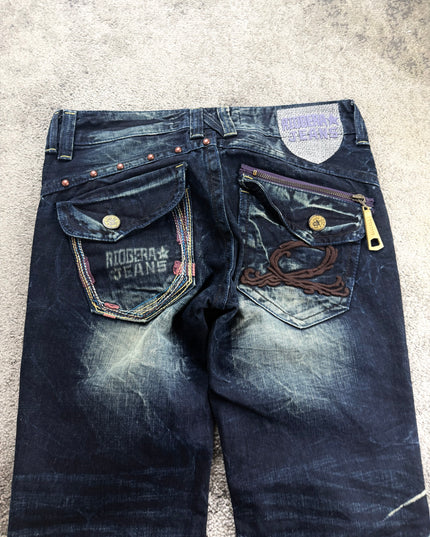 RIOBERA "WEB OF MIDNIGHT" DENIM (S-M)