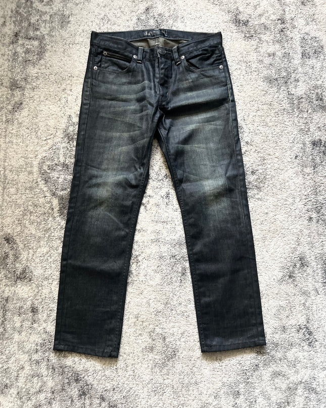 BACKNUMBER WAX DENIM SMALL