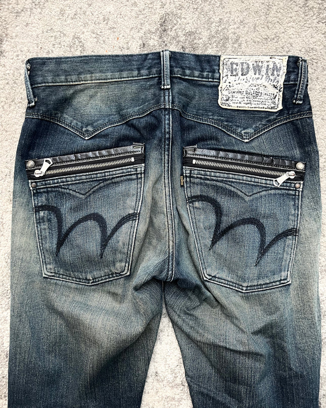 EDWIN XV "ZIPPER ARC" DENIM