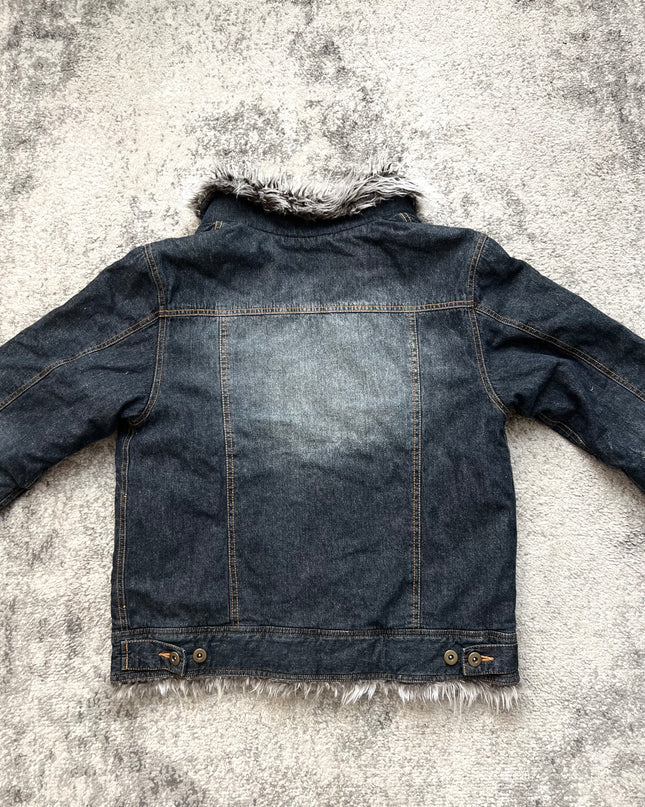 THE BLUE BEAR "FUR SEASON" DENIM JACKET