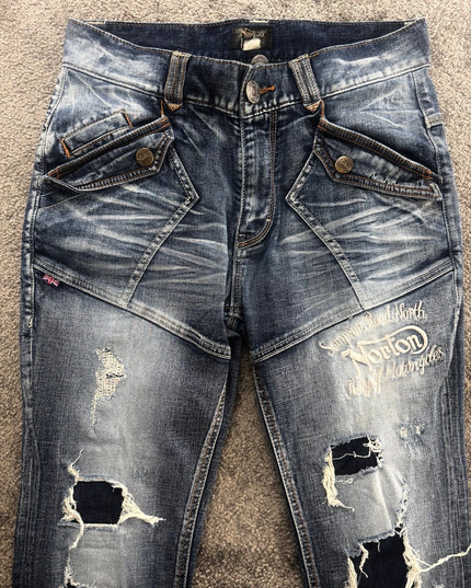 NORTHERN "DESTROYED PANEL" DENIM (S)