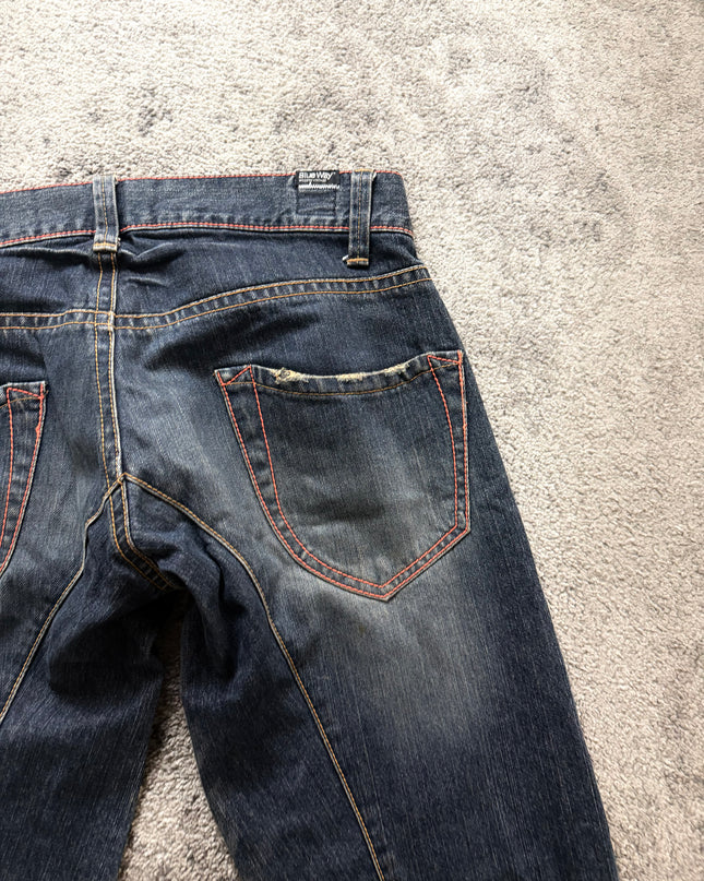 BLUE WAY "FADED INDIGO LINE" DENIM (M)
