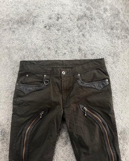 HIDEAWAYS "MULTI ZIP TACTICAL" DENIM (M)