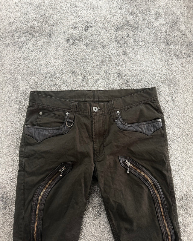 HIDEAWAYS "MULTI ZIP TACTICAL" DENIM (M)
