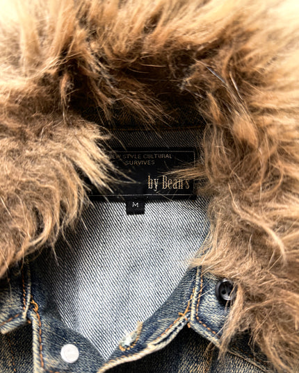 BY BEANS "FADED NORTHERN GHOST" DENIM JACKET