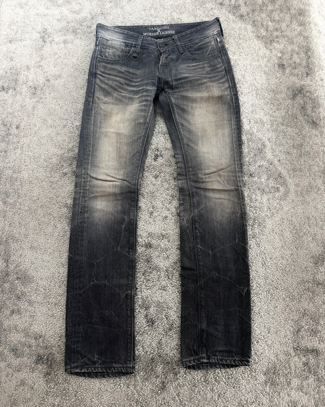 VANQUISH X MURDER LICENSE "SMOKE LICENSE" DENIM (S-M)