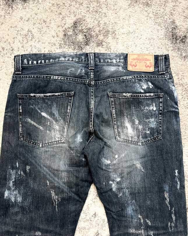 TAKEO KIKUCHI ARCHIVE DISTRESSED DENIM