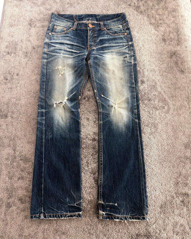 NUMBER ZERO "SUNFADE DAMAGE" DENIM (M-L)