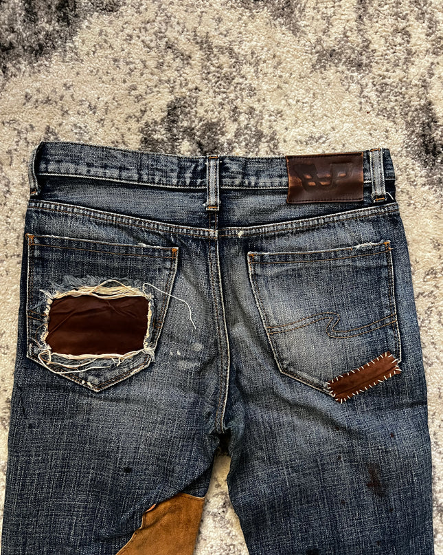 BONDS AND PEACE PATCH DENIM