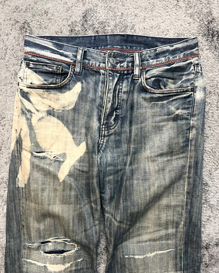 TAKEO KIKUCHI "BLEACHED MEMORY" DENIM