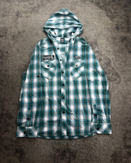 RUSS K "SEA FADE NOMAD" FLANNEL (M)