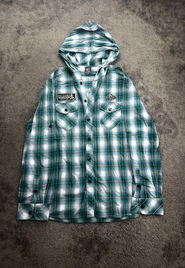 RUSS K "SEA FADE NOMAD" FLANNEL (M)