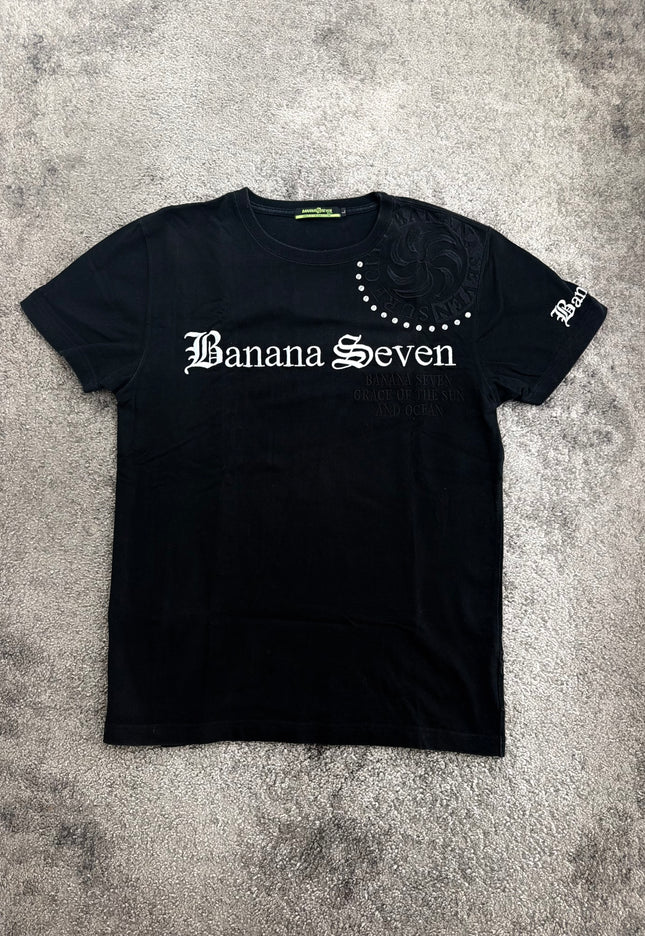 BANANA SEVEN "MIDNIGHT CREST" TEE (S-M)
