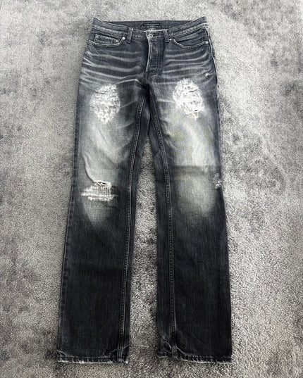 LOUNGE LIZARD "ASH DISTRESS" DENIM (S)
