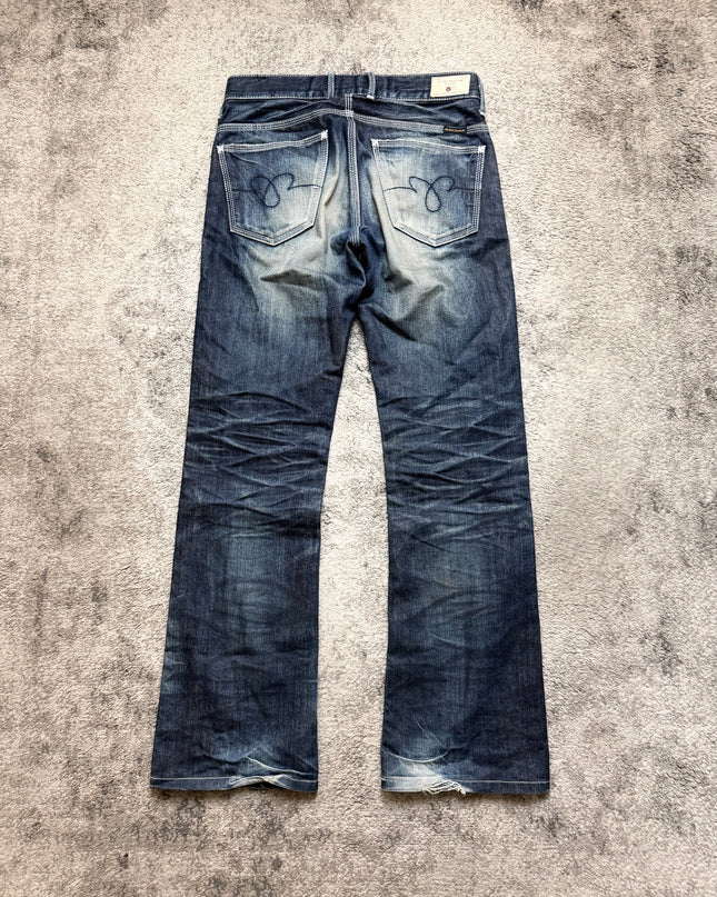 BLUE WAY "MIDNIGHT FADE" DENIM