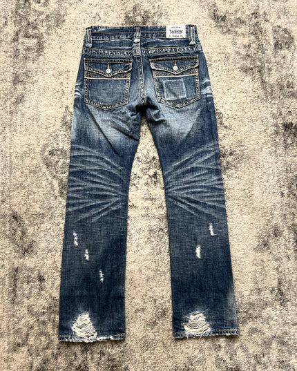 JACKROSE DISTRESSED SCRATCH DENIM