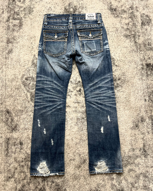 JACKROSE DISTRESSED SCRATCH DENIM