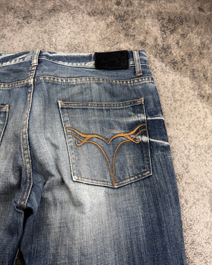 JACKROSE "BLEACHED FRACTURE" DENIM (L)