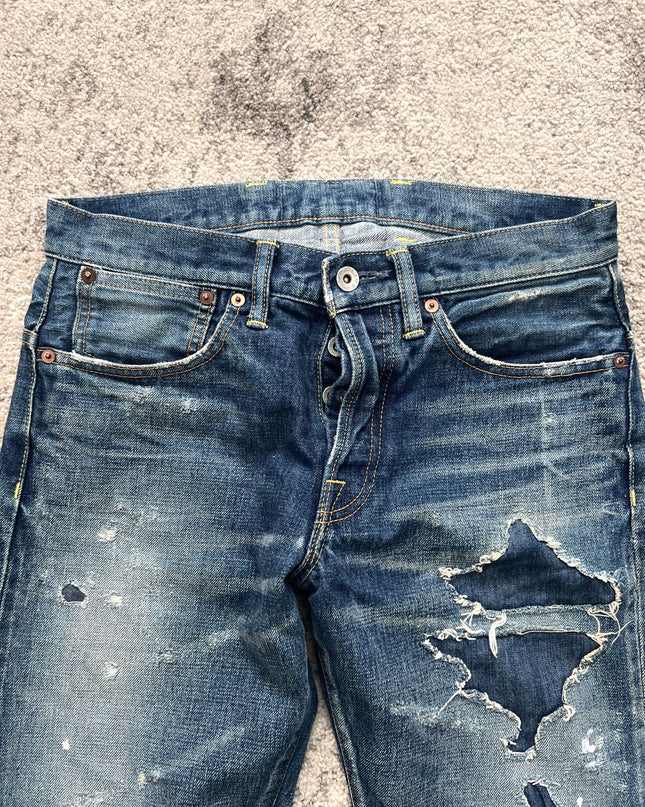 MR. OLIVE "VOICES IN FRAGMENTS" DENIM