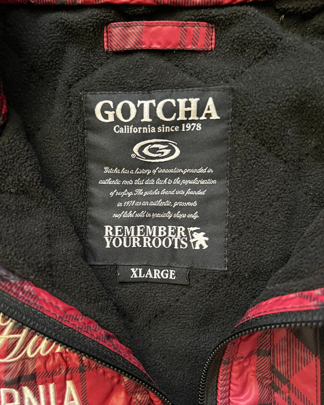 GOTCHA RED BLACK XL