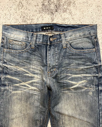 K.U.I "BRUSHSTROKE LUCK" DENIM